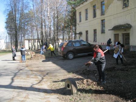 Проведение субботника 21.04.2023